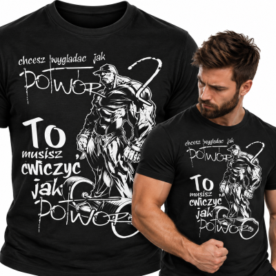 KOSZULKA NA SIŁOWNIĘ POTWÓR